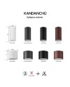 KANDANCHU * FOCO SUPERFICIE IP54 1L*GU10  NEGRO